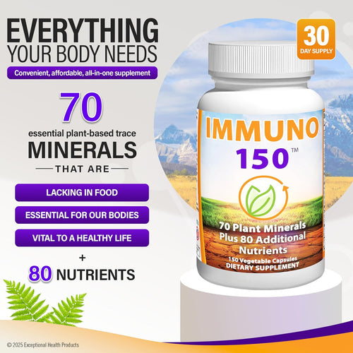 IMMUNO 150 Everything Your Body Needs To Be Healthy & Feel Younger